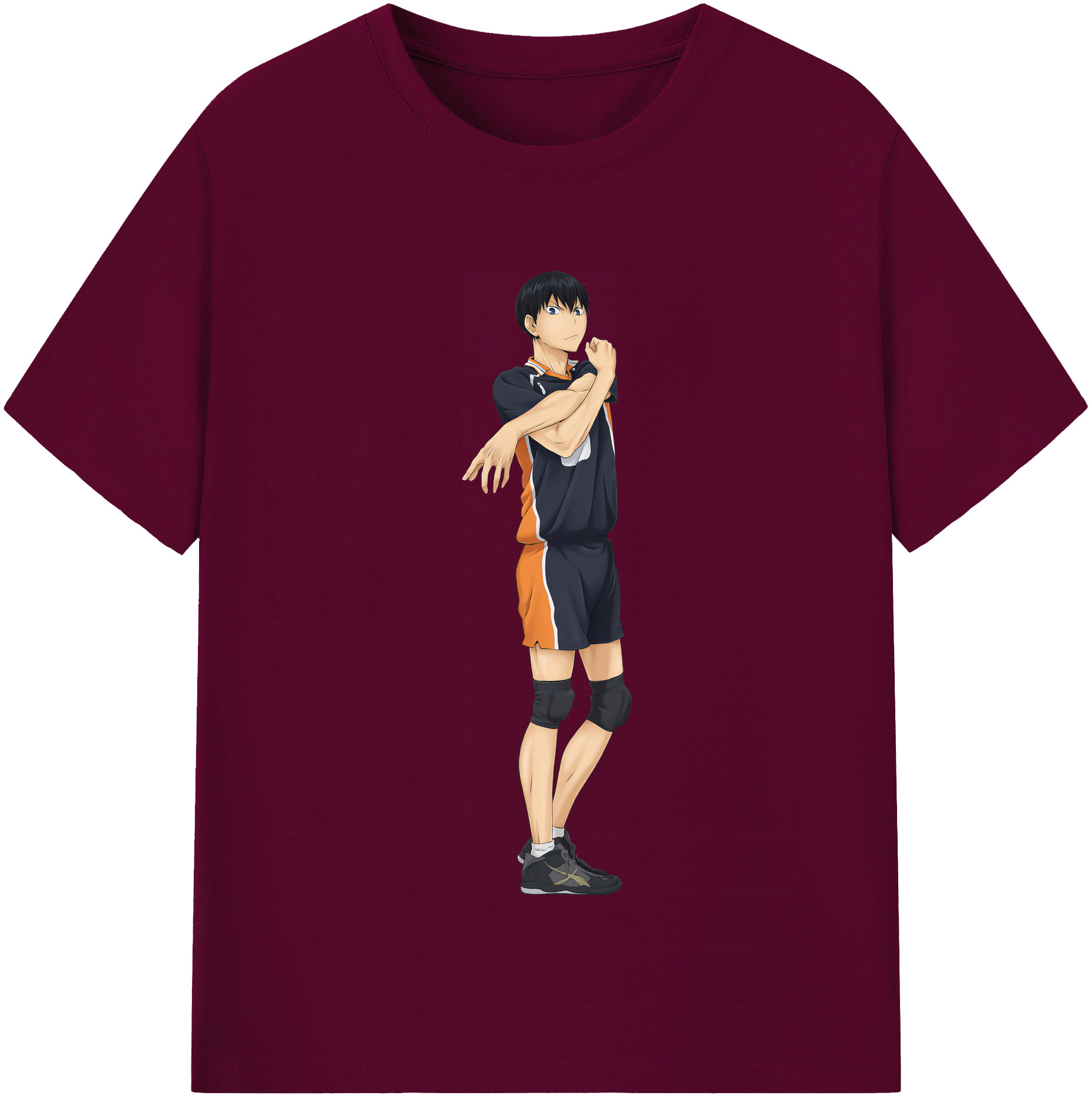 （画像用） ハイキュー!! Haikyu!! レディースカジュアルプリントTシャツ（綿100％）